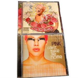 Pink‎ CD Albums Can't Take Me Home & I'm Not Dead